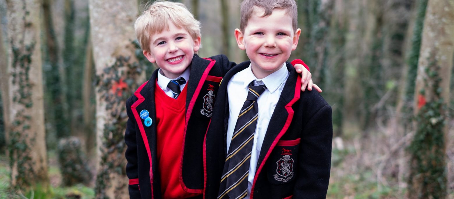 Lucton School boys in uniform