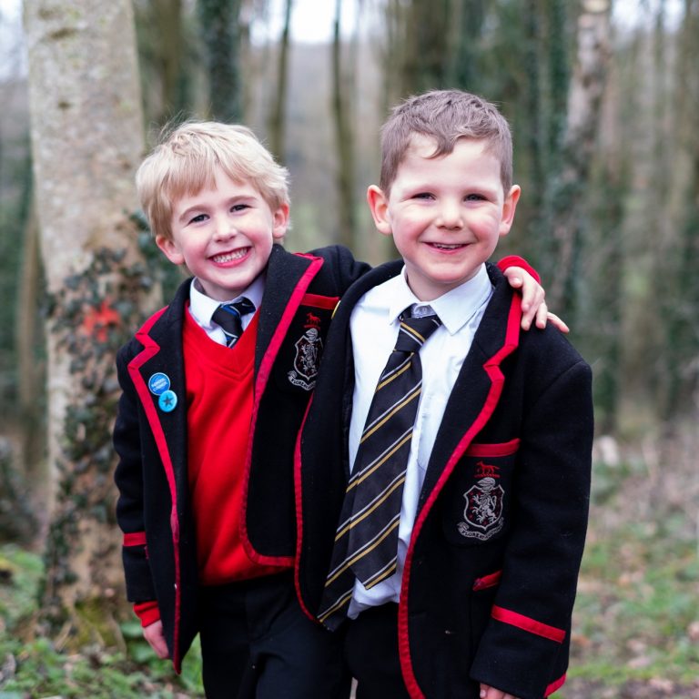 Lucton School boys in uniform