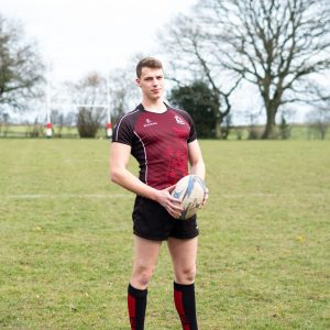 rugby player at a sixth form in lucton