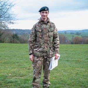 Student in cadet uniform