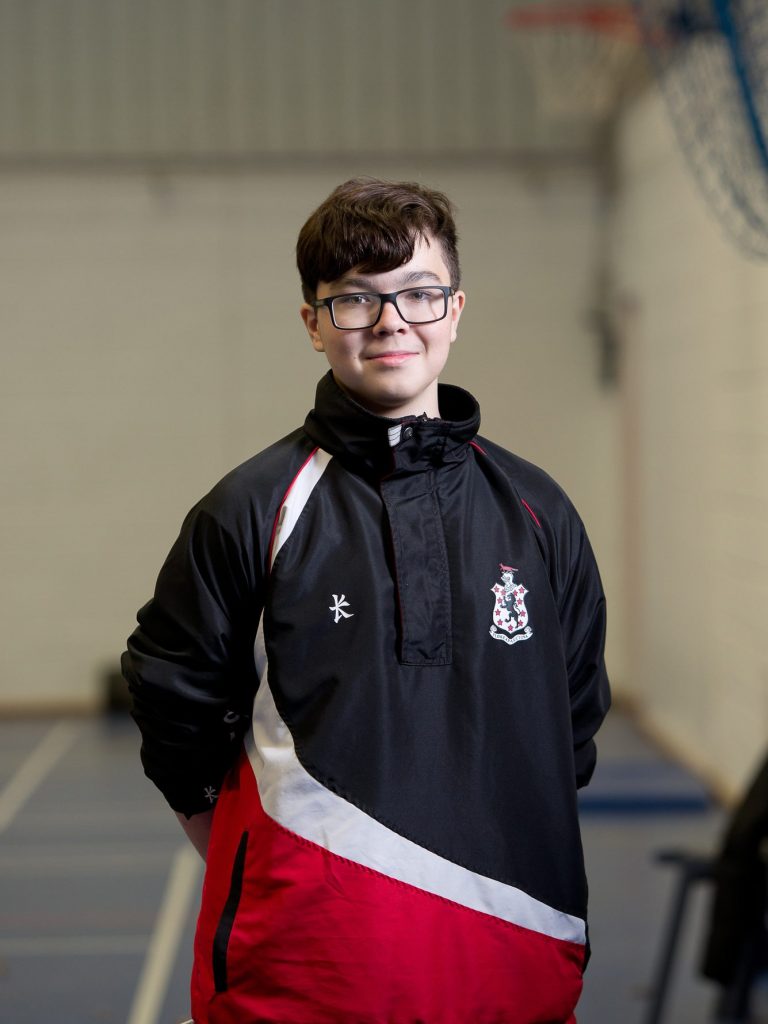 Lucton School school student in sports jacket