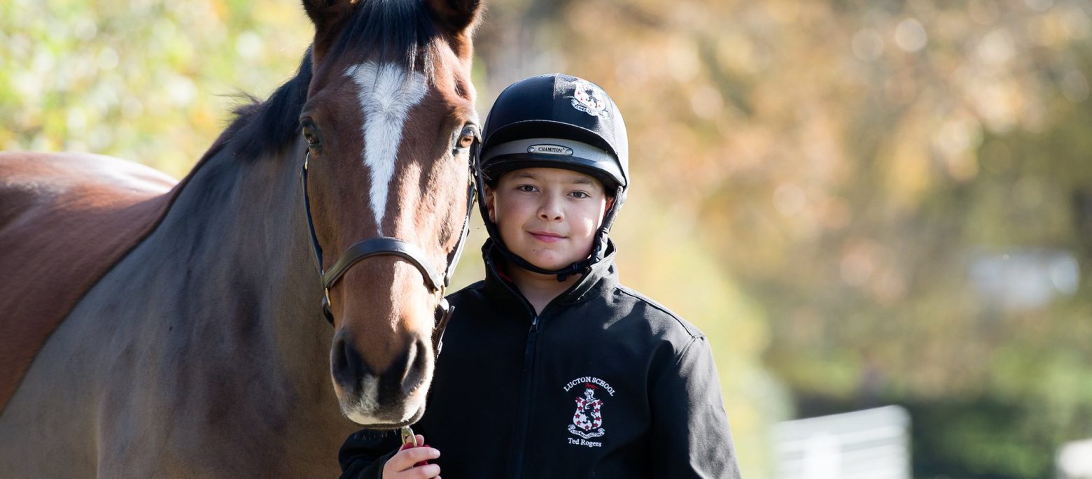 horse riding at Lucton School