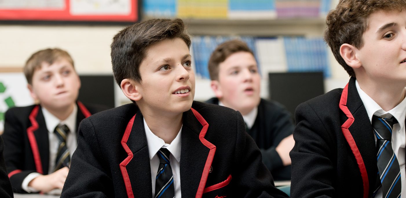 children from a prep school in lucton