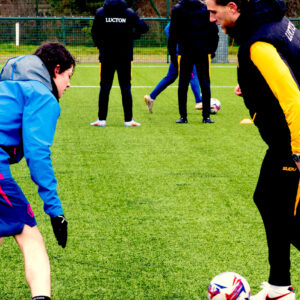 Lucton International Football Academy elite coaching session